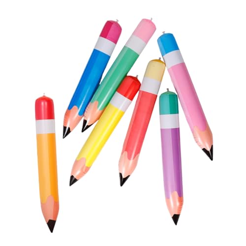 SOPOTUTU 7 Stück Teiliges PVC Aufblasbares Bleistift Dekorationsset Bunte Schulanfangs und Geburtstagsfeierdekoration Leichte Sichere Wand und Klassenzimmerdekoration SOPOTUTU 7 Stück Teiliges PVC Aufblasbares Bleistift Dekorationsset Bunte Schulanfangs und Geburtstagsfeierdekoration Leichte Sichere Wand und Klassenzimmerdekoration von SOPOTUTU