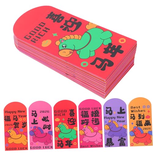 SOPOTUTU 72 Stück Elegantes Hongbao Klassiker Papier Festliche Rote Taschen Für Festivals Hochzeiten Feiertage Neue Feiern Ets Design Hochzeit Chinesisches Partythema – von SOPOTUTU