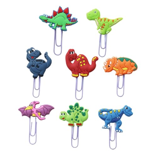 SOPOTUTU 8 Stück Dinosaurier Lesezeichen Tier Büroklammer Lesezeichenklemmen Scrapbook Büroklammer Dekorative Büroklammern Kleine Aktenklammern Dinosaurier Clips Dokument SOPOTUTU 8 Stück Dinosaurier Lesezeichen Tier Büroklammer Lesezeichenklemmen Scrapbook Büroklammer Dekorative Büroklammern Kleine Aktenklammern Dinosaurier Clips Dokument von SOPOTUTU