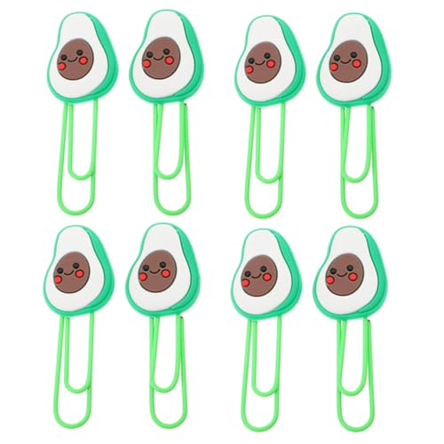 SOPOTUTU 8 Stück Teiliges Kleine Büroklammern in Avocado form Kreative und Bunte Frucht papierklammern Vielseitig für Büro Schule und Dokumentenorganisation Praktische und Dekorative SOPOTUTU 8 Stück Teiliges Kleine Büroklammern in Avocado form Kreative und Bunte Frucht papierklammern Vielseitig für Büro Schule und Dokumentenorganisation Praktische und Dekorative von SOPOTUTU