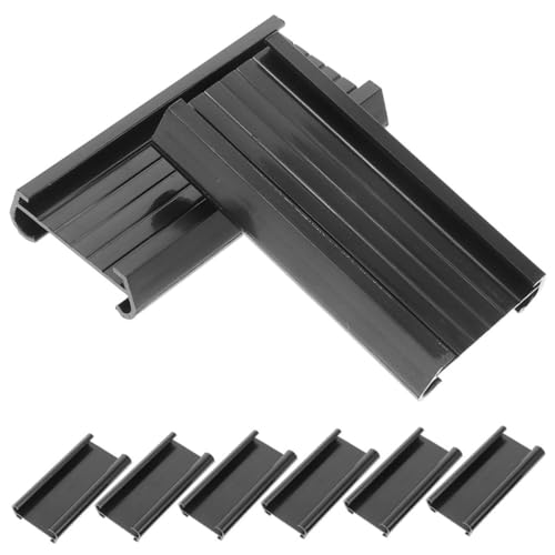 SOPOTUTU 8 Stück Teiliges PVC Etikettenhalter Wiederverwendbar Transparent Robust und Leicht zu Reinigen für Büro Zuhause Aufbewahrungsboxen und Regale für Einfache Organisation und von SOPOTUTU