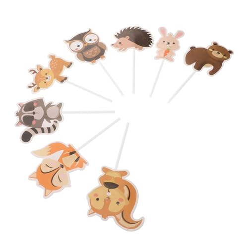 SOPOTUTU 8 Stück Teiliges Tier Cupcake Topper für Lustige Torte Dekoration für Kindergeburtstag und Feiern Vielseitig Einsetzbar Dessert Toppers und Party Deko SOPOTUTU 8 Stück Teiliges Tier Cupcake Topper für Lustige Torte Dekoration für Kindergeburtstag und Feiern Vielseitig Einsetzbar Dessert Toppers und Party Deko von SOPOTUTU