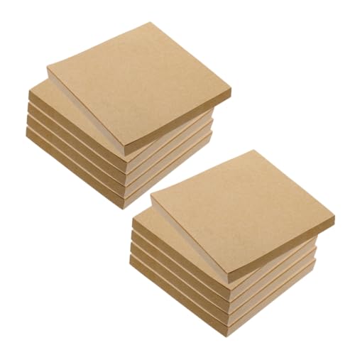SOPOTUTU 80 Blatt Teiliges Notizblock Set Blanko Haftnotizen mit Starkem Kleber Abreißbare Schüler Notizblöcke für Büro Schule und Zuhause Vielseitig Verwendbar pro Block Bulk Pack von SOPOTUTU