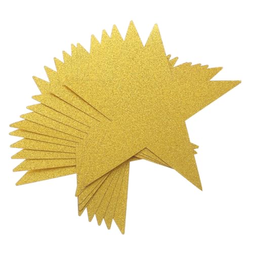 SOPOTUTU 80 Stück Teiliges Papiersterne aus Glitzerpapier Bunte Fünf Punkte Stern Ausschnitte für Lehrertafel und Pinnwand Vielseitige Diy Deko für Klassenzimmer Partys und Kreative SOPOTUTU 80 Stück Teiliges Papiersterne aus Glitzerpapier Bunte Fünf Punkte Stern Ausschnitte für Lehrertafel und Pinnwand Vielseitige Diy Deko für Klassenzimmer Partys und Kreative von SOPOTUTU
