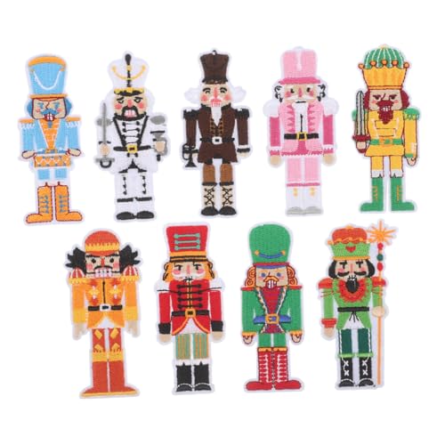 SOPOTUTU 9 Stück Soldaten-Patch Weihnachtspatches Flicken aufnähen Urlaub Eisen auf Patches Weihnachtsapplikationen weihnachtsflicken aufbügeln Kleidungsflicken Polyesterfaden SOPOTUTU 9 Stück Soldaten-Patch Weihnachtspatches Flicken aufnähen Urlaub Eisen auf Patches Weihnachtsapplikationen weihnachtsflicken aufbügeln Kleidungsflicken Polyesterfaden von SOPOTUTU