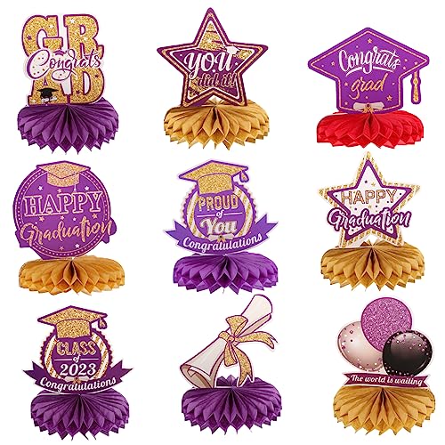 SOPOTUTU 9 Stück Teiliges Abschlussdekor aus Wabenball Tischdeko für Graduation Party Kreative Gratulationsmittelstücke mit Einzigartigem Design Abi Feiern und Abschlussfeiern SOPOTUTU 9 Stück Teiliges Abschlussdekor aus Wabenball Tischdeko für Graduation Party Kreative Gratulationsmittelstücke mit Einzigartigem Design Abi Feiern und Abschlussfeiern von SOPOTUTU