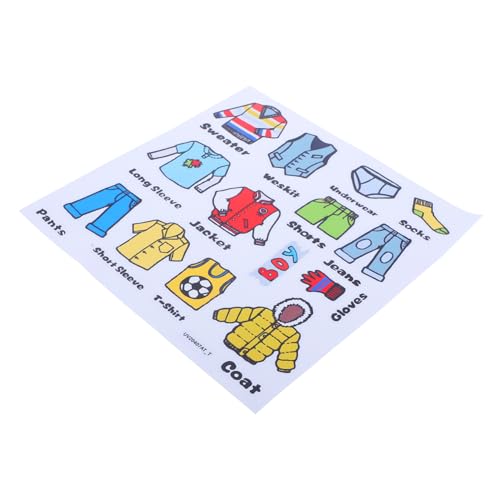 SOPOTUTU Abziehbare Kleidungsetiketten Sticker für Kleiderschrank Sortierung und Aufbewahrung Selbstklebend Ablösbar mit Bild Textdesign Praktische Ordnungshelfer für Kinderzimmer und SOPOTUTU Abziehbare Kleidungsetiketten Sticker für Kleiderschrank Sortierung und Aufbewahrung Selbstklebend Ablösbar mit Bild Textdesign Praktische Ordnungshelfer für Kinderzimmer und von SOPOTUTU