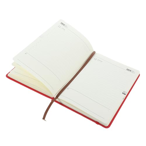 SOPOTUTU Agenda Notizblock mit Elastischem Verschluss Rotes Hardcover Mehrzweck Planer Wochen und Monatskalender für Effiziente Terminplanung und Arbeitsorganisation SOPOTUTU Agenda Notizblock mit Elastischem Verschluss Rotes Hardcover Mehrzweck Planer Wochen und Monatskalender für Effiziente Terminplanung und Arbeitsorganisation von SOPOTUTU