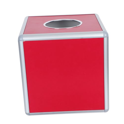 SOPOTUTU Aluminiumlegierung Spenden und Lotteriebox Langlebige Fundraising Aufbewahrungsbox Geeignet für Firmenjahresfeier Umweltfreundlich Farblich Sortiert Stabiles Design von SOPOTUTU