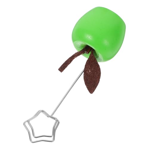SOPOTUTU Apple Message Ordner Apfeldekor Kartenhalterständer Süße Memo -clips Hochzeit Büroklammern Memohalter-clip Papiergewichte Desktop-memohalter Fotoklemme Green Holz von SOPOTUTU
