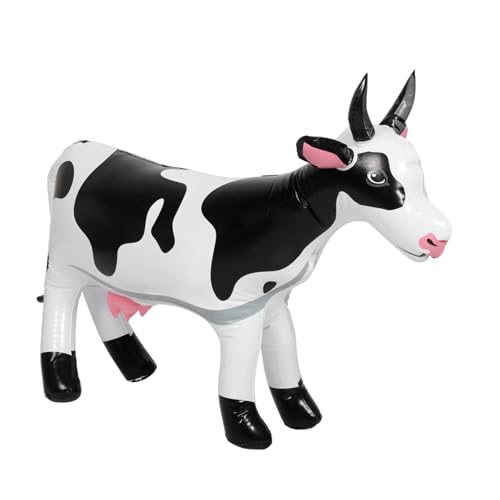 SOPOTUTU Aufblasbares Kuhspielzeug Tiere aufblasbares Springpferd Kuh-Ballon-Dekorationen Cowgirl Kühe aufblasbares tier aufblasbares Kuhspielzeug für aufblasbare Kuh PVC SOPOTUTU Aufblasbares Kuhspielzeug Tiere aufblasbares Springpferd Kuh-Ballon-Dekorationen Cowgirl Kühe aufblasbares tier aufblasbares Kuhspielzeug für aufblasbare Kuh PVC von SOPOTUTU