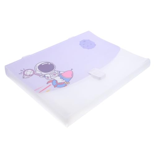 SOPOTUTU Binder Organizer Wasserdichter Handheld Aktenordner mit Großem Fassungsvermögen für Beschriftungsstreifen zur Einfachen Organisation von Dokumenten Zufällige Farbe von SOPOTUTU
