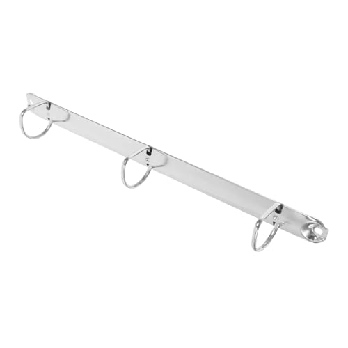 SOPOTUTU Binderringschnalle Buchbinderinge Für Papierbindung 2 Ring Binder Hardware Bindebuchringe Loseblattschnalle Ordner Kleine Binderringe Scrapbook Ring Zinklegierung Silber von SOPOTUTU