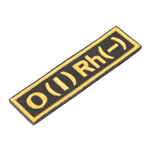 SOPOTUTU Blutgruppen patch Aufnäher zum Aufnähen Verschleißfestes Praktisches Klett abzeichen für Kleidung und Uniformen für Outdoor Notfallkennzeichnung SOPOTUTU Blutgruppen patch Aufnäher zum Aufnähen Verschleißfestes Praktisches Klett abzeichen für Kleidung und Uniformen für Outdoor Notfallkennzeichnung von SOPOTUTU