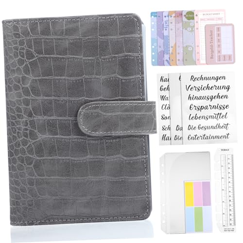 SOPOTUTU Budget Binder mit Zubehör Krokodilprägung Vielseitiger Sparchallenge und Finanzplaner Inkl Aufbewahrungstaschen Geldkarten Lineal Etiketten für Haushaltsbudgetplanung und SOPOTUTU Budget Binder mit Zubehör Krokodilprägung Vielseitiger Sparchallenge und Finanzplaner Inkl Aufbewahrungstaschen Geldkarten Lineal Etiketten für Haushaltsbudgetplanung und von SOPOTUTU