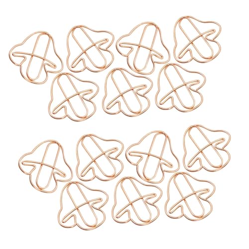 SOPOTUTU Büroklammern Dekorative Für Dokumenten Organizer Pilze Buchmarker Clip Lesezeichenklemme Dokumentenklammern Lesezeichenklammern Süße Büroklammern Eisen Roségold SOPOTUTU Büroklammern Dekorative Für Dokumenten Organizer Pilze Buchmarker Clip Lesezeichenklemme Dokumentenklammern Lesezeichenklammern Süße Büroklammern Eisen Roségold von SOPOTUTU