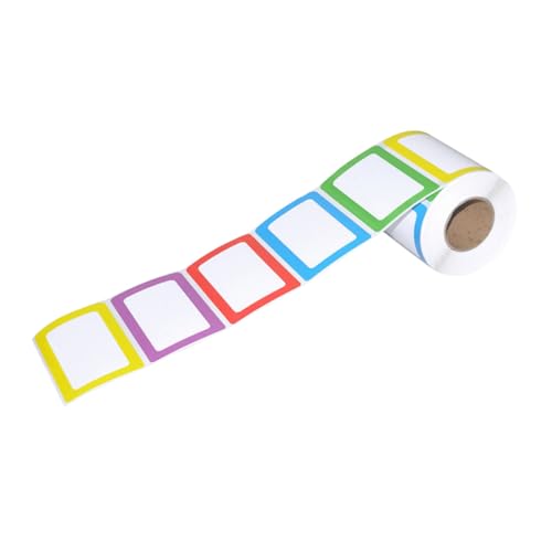 SOPOTUTU Bunte Namensetiketten Selbstklebend Große Handgeschriebene Barcode Papier Aufkleber Für Organisation Büro Schule Party von SOPOTUTU