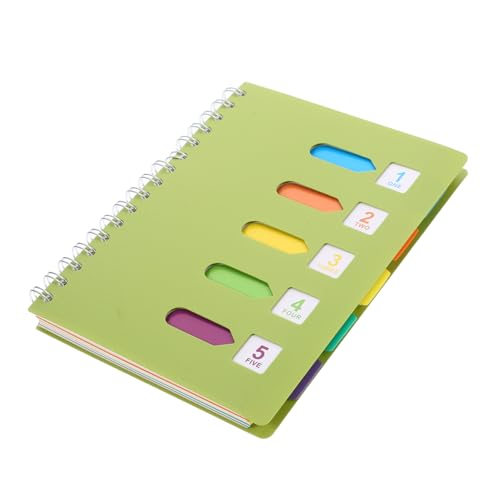 SOPOTUTU Bunter Spiral Notizblock mit Nachfüllbarem Journal Binder für Notizen Tagungen und Kreative Aufgaben Robuste Spiralbindung für Professionelles Schreiben und Organisation von SOPOTUTU