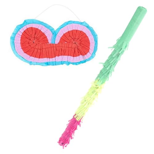 SOPOTUTU Buntes Pinata Spielset mit Robustem Papier-schläger und Farbenfroher Pinata-brille für Kindergeburtstag Partyspaß Geeignet für Jungen und Mädchen als und Partyspielzeug SOPOTUTU Buntes Pinata Spielset mit Robustem Papier-schläger und Farbenfroher Pinata-brille für Kindergeburtstag Partyspaß Geeignet für Jungen und Mädchen als und Partyspielzeug von SOPOTUTU