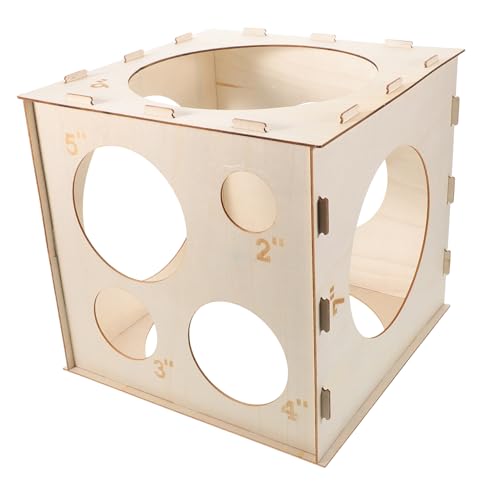 SOPOTUTU Collapsible Ballon Messbox aus Holz Präzises Messwerkzeug für Ballondekorationen für Bögen und Säulen bei Hochzeiten und Partys Benutzerfreundlich und Vielseitig SOPOTUTU Collapsible Ballon Messbox aus Holz Präzises Messwerkzeug für Ballondekorationen für Bögen und Säulen bei Hochzeiten und Partys Benutzerfreundlich und Vielseitig von SOPOTUTU