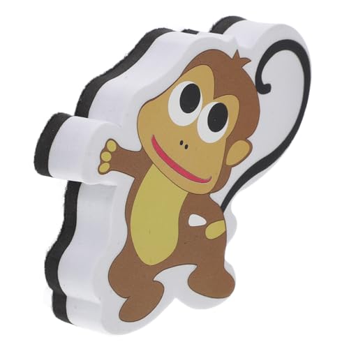SOPOTUTU Cute Monkey Dry Erase Erasers Kleine Tier Radiergummis aus Magnetisch für Klassenräume und Zuhause Effektive Tafelreiniger für Lehrer von SOPOTUTU