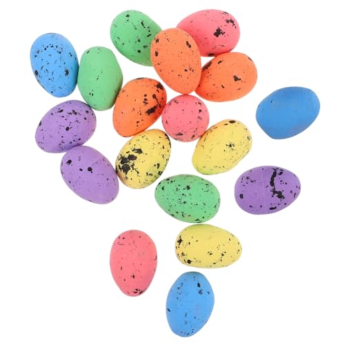 SOPOTUTU Diy Ostereier Dekorationen Künstliche Ostereier für Festliche Anlässe Kreative Raumgestaltung Einfach Aufzubauen für Ostern und Feiern Beutel mit Bunten Eiern von SOPOTUTU