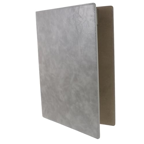 SOPOTUTU Dokumentenordner Eleganter Portfolio Organizer Für Männer Aktentasche Aus PU Material Für Bürobedarf Und Konferenzen Mit Metallklammern Und Fächern von SOPOTUTU