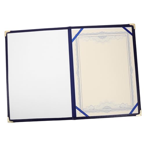 SOPOTUTU Elegante Zertifikathülle aus Leder und Papier Leichter Urkundenhalter mit Abgerundeten Ecken Praktische Dokumentenmappe für Auszeichnungen und Wichtige Papiere Langlebiger SOPOTUTU Elegante Zertifikathülle aus Leder und Papier Leichter Urkundenhalter mit Abgerundeten Ecken Praktische Dokumentenmappe für Auszeichnungen und Wichtige Papiere Langlebiger von SOPOTUTU