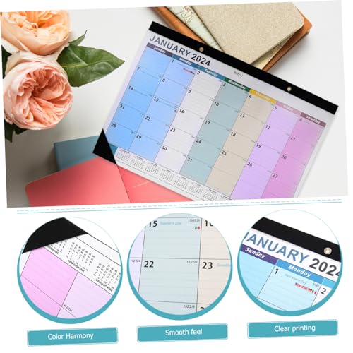 SOPOTUTU Englischer Wandkalender und Tischkalender mit Staffelei Stil Bedruckte Monatsübersicht Stilvoller Planer für Büro und Zuhause mit Platz für Tages und Wochenplanung SOPOTUTU Englischer Wandkalender und Tischkalender mit Staffelei Stil Bedruckte Monatsübersicht Stilvoller Planer für Büro und Zuhause mit Platz für Tages und Wochenplanung von SOPOTUTU