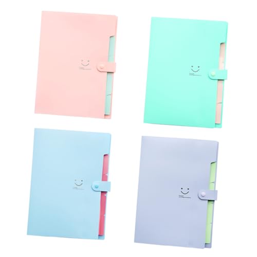 SOPOTUTU Fächermappe mit Fächern Kunststoff Dokumentenmappe mit Sicherem Druckknopfverschluss Farbiges Set für Büro Schule und Zuhause Organisiert und Bruchsicher in Blau Grün SOPOTUTU Fächermappe mit Fächern Kunststoff Dokumentenmappe mit Sicherem Druckknopfverschluss Farbiges Set für Büro Schule und Zuhause Organisiert und Bruchsicher in Blau Grün von SOPOTUTU