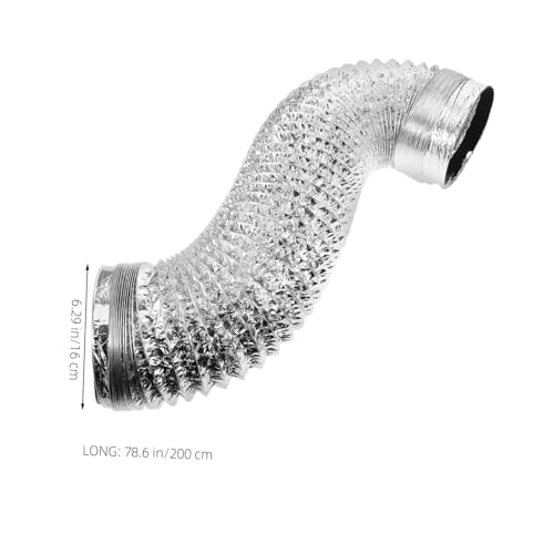 SOPOTUTU Flexibler Abluftschlauch Aluminiumfolie Hitzebeständig Einfach zu Reinigen Ersatzrohr für Dunstabzugshaube und Küchenlüftung Einsetzbar SOPOTUTU Flexibler Abluftschlauch Aluminiumfolie Hitzebeständig Einfach zu Reinigen Ersatzrohr für Dunstabzugshaube und Küchenlüftung Einsetzbar von SOPOTUTU