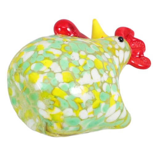 SOPOTUTU Glasur Ornamente empfindlich Hühnerstatue Golddekor Mini Hühnerornamente Glas Huhn Hühnerhandwerk Desktop-Huhn-Statue Desktop-Glashuhn zartes Hühnerdekor Yellow SOPOTUTU Glasur Ornamente empfindlich Hühnerstatue Golddekor Mini Hühnerornamente Glas Huhn Hühnerhandwerk Desktop-Huhn-Statue Desktop-Glashuhn zartes Hühnerdekor Yellow von SOPOTUTU