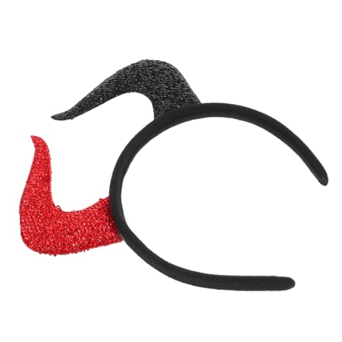 SOPOTUTU Halloween Teufelshörner Haarreif Rot-schwarz Sicherer Sitz Leichtes Teufel Kostüm Accessoire Für Damen Herren Fasching Karneval Party SOPOTUTU Halloween Teufelshörner Haarreif Rot-schwarz Sicherer Sitz Leichtes Teufel Kostüm Accessoire Für Damen Herren Fasching Karneval Party von SOPOTUTU