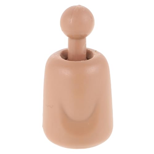 SOPOTUTU Halsverbinder Actionfigur Neckstift Puppenhalsverbindungsstück/Maßstab Puppenhalsadapter einzigartiges Puppenkopf-Accessoire Puppenzubehör selber Machen Abs Beige von SOPOTUTU