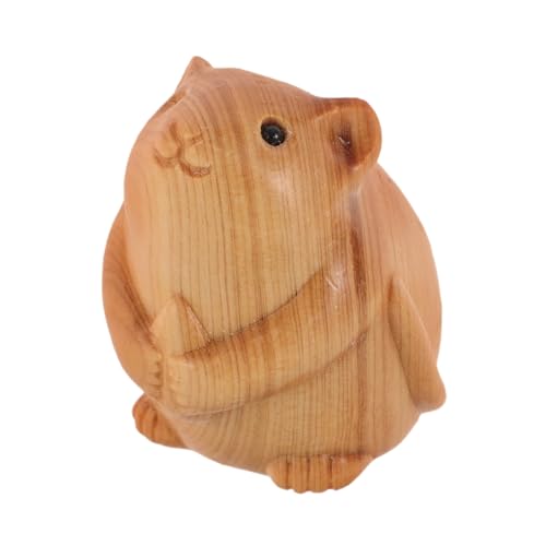 SOPOTUTU Hamster-Modell Aus Holz Dekorative Tierskulptur Für Und Garten SOPOTUTU Hamster-Modell Aus Holz Dekorative Tierskulptur Für Und Garten von SOPOTUTU