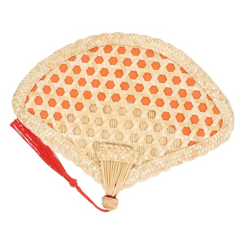 SOPOTUTU Handgefertigter Fächer für Sommerlicher Handventilator für Outdoor Aktivitäten Leise und Handgewebt Leicht und Komfortabel von SOPOTUTU