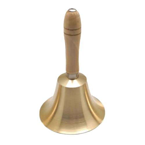 SOPOTUTU Handglocke Kupfer mit Holzgriff Ergonomisch Leicht Robust für Restaurant Service Weihnachtsdekoration und Party Tischklingel Vielseitig Einsetzbar SOPOTUTU Handglocke Kupfer mit Holzgriff Ergonomisch Leicht Robust für Restaurant Service Weihnachtsdekoration und Party Tischklingel Vielseitig Einsetzbar von SOPOTUTU