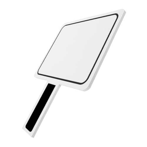 SOPOTUTU Handheld Abwischbares Whiteboard Tragbares Doppelseitiges Zeichenbrett für Klassenzimmer Umfragen und Interaktive Lernaktivitäten Leicht zu Reinigen von SOPOTUTU