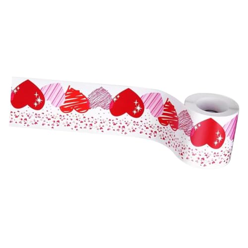 SOPOTUTU Herz-Rand-Aufkleber überbackener Pinnwandrand Pinnwand-Aufkleber Bulletin -Brettverkleidung valentinstag grenze dekorativer Bulletin-Rand Aufkleber aus beschichtetem Papier SOPOTUTU Herz-Rand-Aufkleber überbackener Pinnwandrand Pinnwand-Aufkleber Bulletin -Brettverkleidung valentinstag grenze dekorativer Bulletin-Rand Aufkleber aus beschichtetem Papier von SOPOTUTU