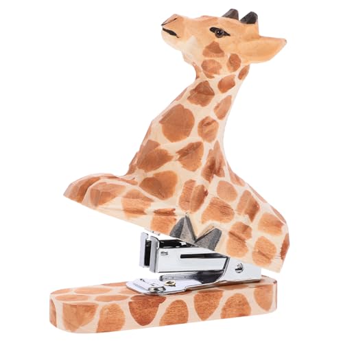 SOPOTUTU Holz Tierhefter Kreativer Dekorativer Desktop Hefter Tragbar Langlebig Geschenkidee für Büro und Zuhause SOPOTUTU Holz Tierhefter Kreativer Dekorativer Desktop Hefter Tragbar Langlebig Geschenkidee für Büro und Zuhause von SOPOTUTU