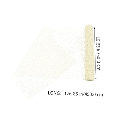 SOPOTUTU Jacquard Netzblumenwickelstoff Milchweißer Floraler Polyester Strickstoff für Blumenstraußverpackung Vielseitig für DIY Geschenkverpackung Langlebig und Dekorativ für Hochzeit und SOPOTUTU Jacquard Netzblumenwickelstoff Milchweißer Floraler Polyester Strickstoff für Blumenstraußverpackung Vielseitig für DIY Geschenkverpackung Langlebig und Dekorativ für Hochzeit und von SOPOTUTU