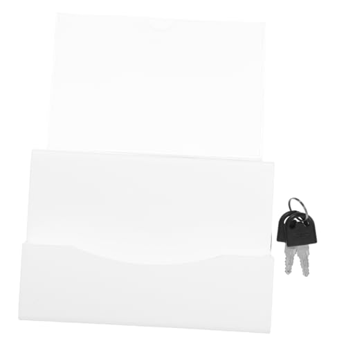SOPOTUTU Kasten Transparente Wahlurne Spendenboxen Für Geld Tombolaboxen Für Tickets Visitenkarteninhaber Spendenboxen Für Fundraising Briefkästen Für Wurstwaren Acryl SOPOTUTU Kasten Transparente Wahlurne Spendenboxen Für Geld Tombolaboxen Für Tickets Visitenkarteninhaber Spendenboxen Für Fundraising Briefkästen Für Wurstwaren Acryl von SOPOTUTU