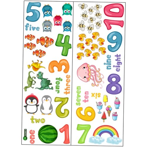 SOPOTUTU Kindergarten Wandsticker Zahlenmuster Wandtattoo Kinderzimmer Fensterdekoration Abwaschbar Langlebig Lernhilfe für Kinderzimmer und Klassenzimmer SOPOTUTU Kindergarten Wandsticker Zahlenmuster Wandtattoo Kinderzimmer Fensterdekoration Abwaschbar Langlebig Lernhilfe für Kinderzimmer und Klassenzimmer von SOPOTUTU
