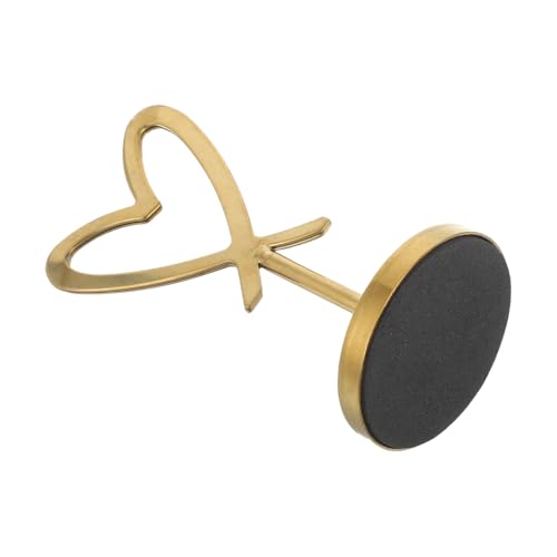 SOPOTUTU Liebesausstellungsständer Fotoständer Memocliphalter aus Metall Basis-Memo-Clips Handkonto Materialien Schilderklammer herstellen Bildhalter Rostfreier Stahl Golden von SOPOTUTU