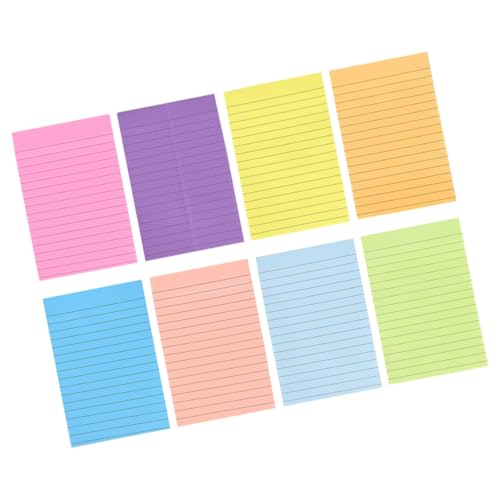 SOPOTUTU Liniert Selbstklebende Memo Pads Starke Haftkraft Kleine Notizzettel für Büro Schule und Zuhause Praktische Indexkarten Beschriften und Erinnern SOPOTUTU Liniert Selbstklebende Memo Pads Starke Haftkraft Kleine Notizzettel für Büro Schule und Zuhause Praktische Indexkarten Beschriften und Erinnern von SOPOTUTU