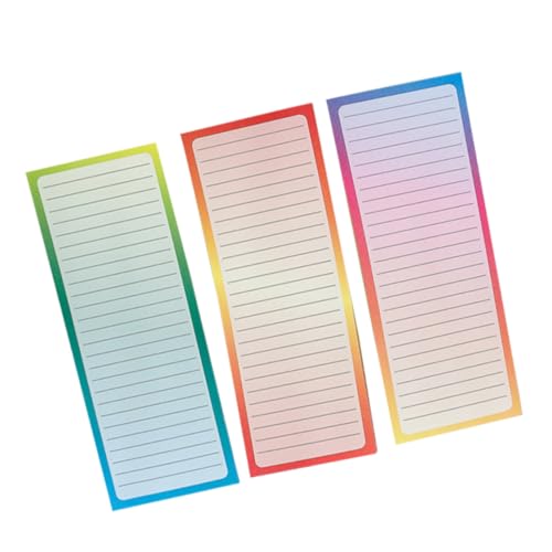 SOPOTUTU Magnetische Notizblöcke für Kühlschrank pro Block Große Kapazität Stark Haftend Farbverlaufendes Design Geeignet für Einkaufslisten und To Do Listen Praktische Organisation im SOPOTUTU Magnetische Notizblöcke für Kühlschrank pro Block Große Kapazität Stark Haftend Farbverlaufendes Design Geeignet für Einkaufslisten und To Do Listen Praktische Organisation im von SOPOTUTU