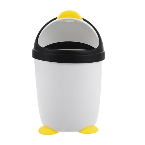 SOPOTUTU Kids Mini Abfallbehälter Mit Deckel Niedlicher Pinguin Mülleimer Für Badezimmer Und Schreibtisch Kunststoff Mistkübel Für Kinderzimmer Und Büro SOPOTUTU Kids Mini Abfallbehälter Mit Deckel Niedlicher Pinguin Mülleimer Für Badezimmer Und Schreibtisch Kunststoff Mistkübel Für Kinderzimmer Und Büro von SOPOTUTU