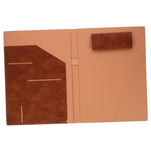 SOPOTUTU Multifunktionaler Business Ordner aus Leder Magnetverschluss Dokumentenmappe mit Metallklammern Organizer für Konferenzen und Büro Portfolio Mappe für Professionelle SOPOTUTU Multifunktionaler Business Ordner aus Leder Magnetverschluss Dokumentenmappe mit Metallklammern Organizer für Konferenzen und Büro Portfolio Mappe für Professionelle von SOPOTUTU
