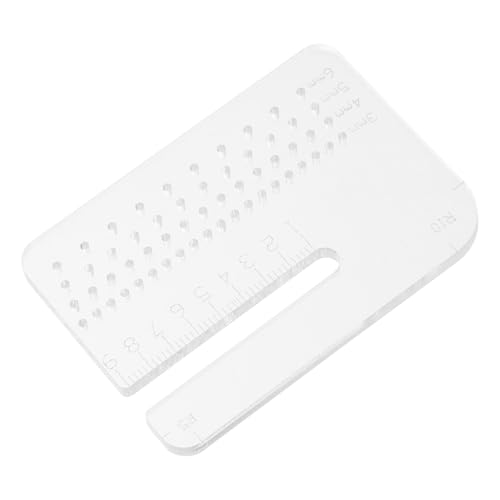 SOPOTUTU Multifunktionales Lederloch Stanzeisen Transparente Lochstanzplatte für Lederhandwerk Präzises Punch Tool für Gürtel Taschen und DIY lederprojekte SOPOTUTU Multifunktionales Lederloch Stanzeisen Transparente Lochstanzplatte für Lederhandwerk Präzises Punch Tool für Gürtel Taschen und DIY lederprojekte von SOPOTUTU