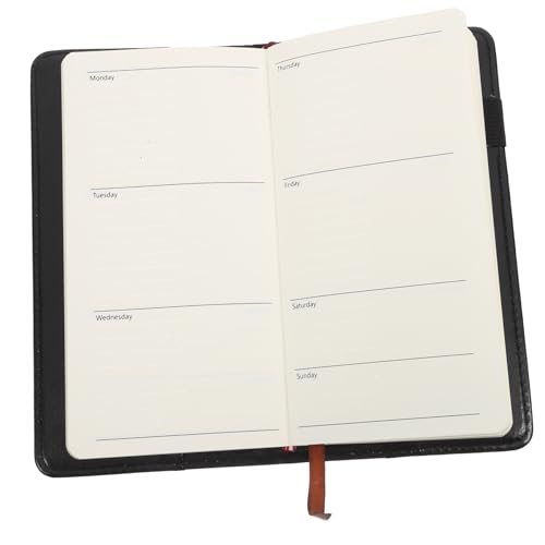 SOPOTUTU Notizbuch Wochenplaner mit PU Eleganter Tagesplaner für Büro Reisen und Schule Glattes Agenda Notizheft für Effiziente Terminplanung und Alltagsorganisation SOPOTUTU Notizbuch Wochenplaner mit PU Eleganter Tagesplaner für Büro Reisen und Schule Glattes Agenda Notizheft für Effiziente Terminplanung und Alltagsorganisation von SOPOTUTU